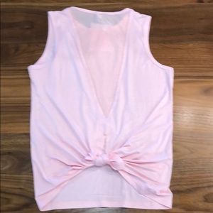 New Back Tie Workout Top